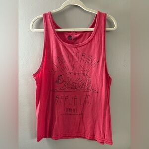 O'Neill Red California Republic Tank Top